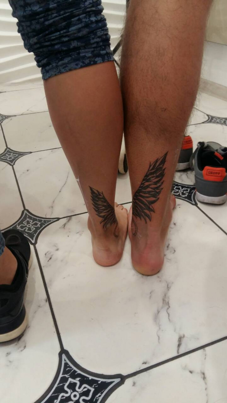 Skrzydła noga, photo - Tatuażysta Barb Tattoo