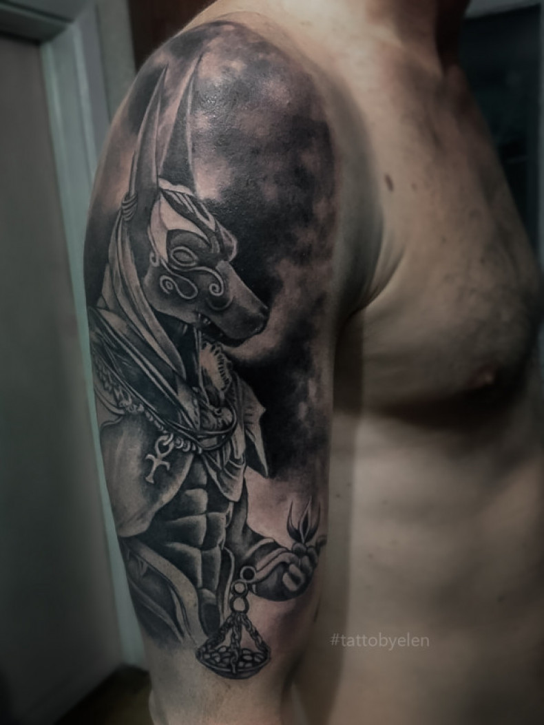 Anubis, photo - Tatuażysta Barb Tattoo