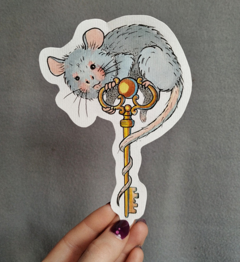 Key mouse sketch, photo - Tattoo Master Barb Tattoo