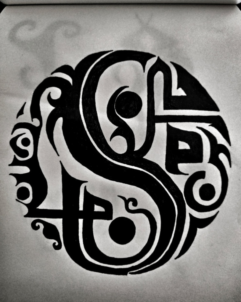 Symbol Yin Yang skizzieren, photo - Tattoo-Meister Barb Tattoo