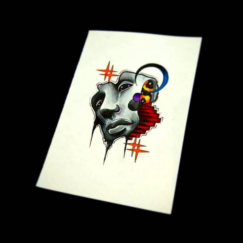 Surrealism sketch, photo - Tattoo Master Barb Tattoo