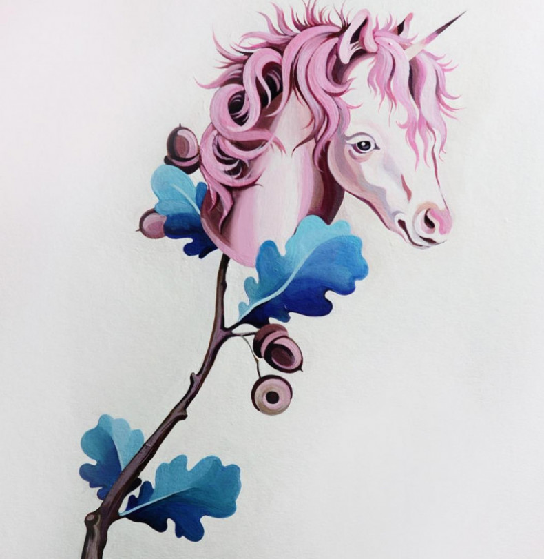 Unicorn colorful sketch, photo - Tattoo Master Barb Tattoo