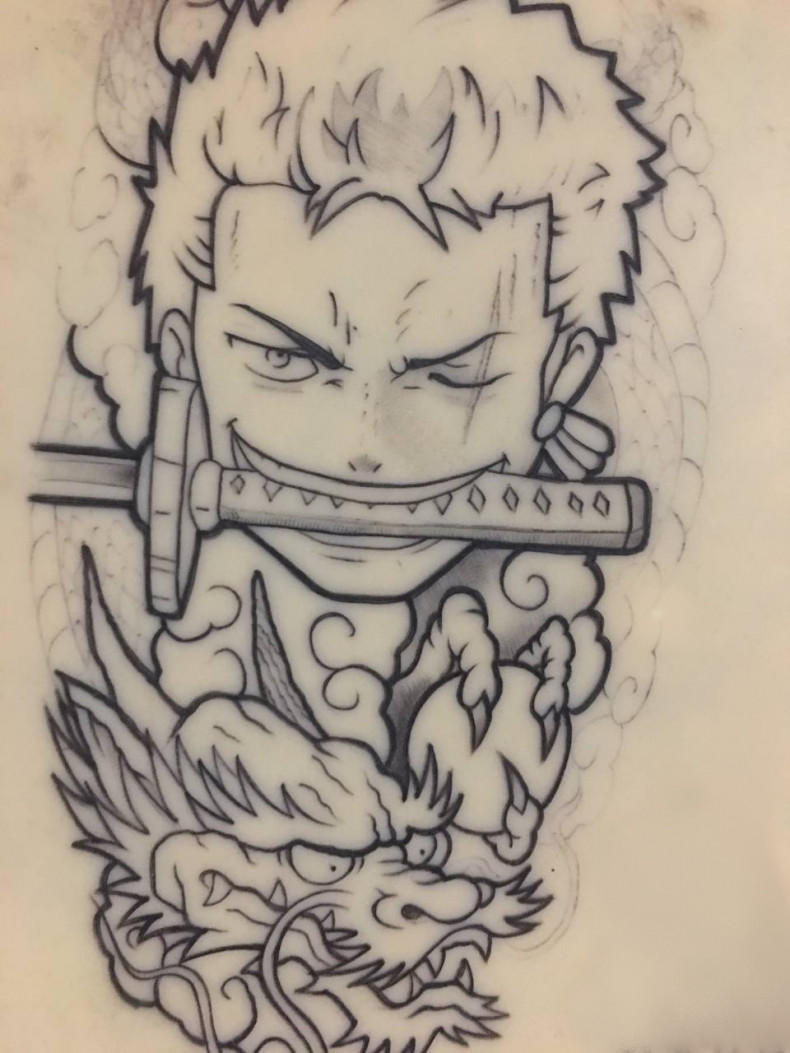 Anime naruto sketch, photo - Tattoo Master Barb Tattoo