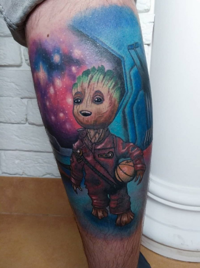 Gwiezdne wojny kreskówki kolorowy, photo - Tatuażysta Barb Tattoo