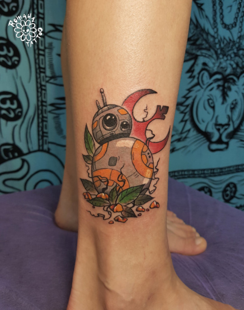 Star wars cartoons robot, photo - Tattoo Master Barb Tattoo