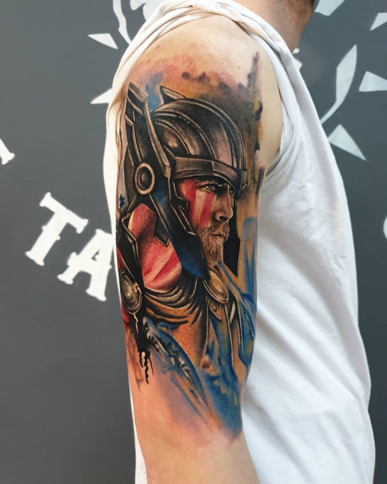 The work of master Andrey Yudin, photo - Tattoo Master Barb Tattoo