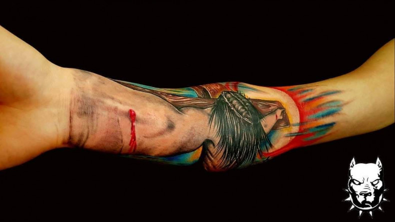 Das Werk von Meister Andrey Yudin, photo - Tattoo-Meister Barb Tattoo