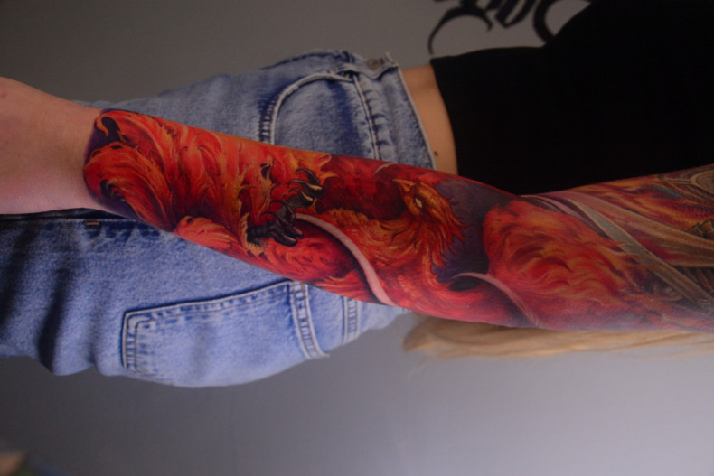 Phoenix colorful, photo - Tattoo Master Barb Tattoo