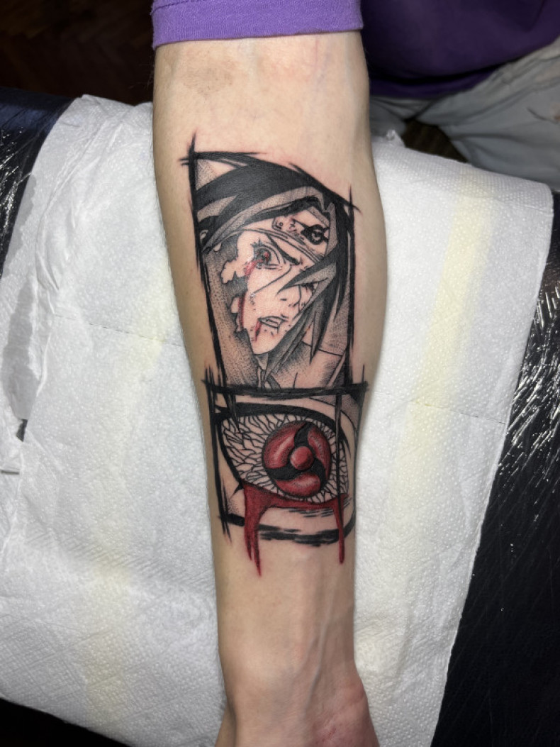 Animacja Naruto kolorowy, photo - Tatuażysta Barb Tattoo