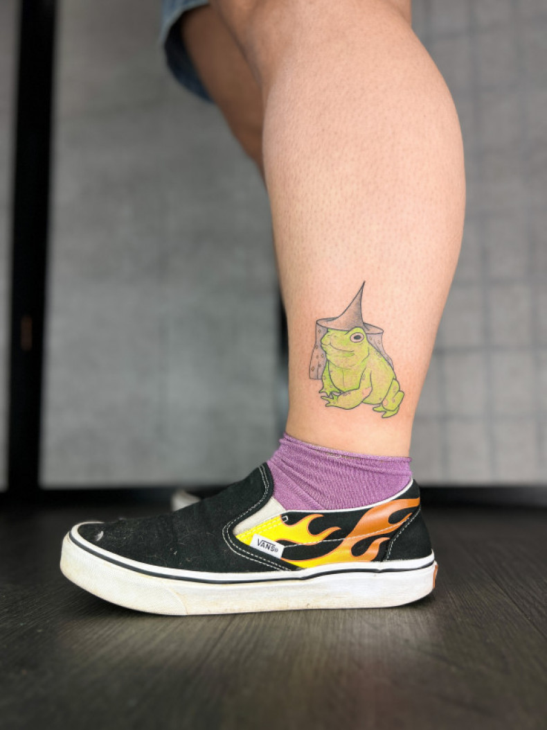 Frog colorful, photo - Tattoo Master Barb Tattoo