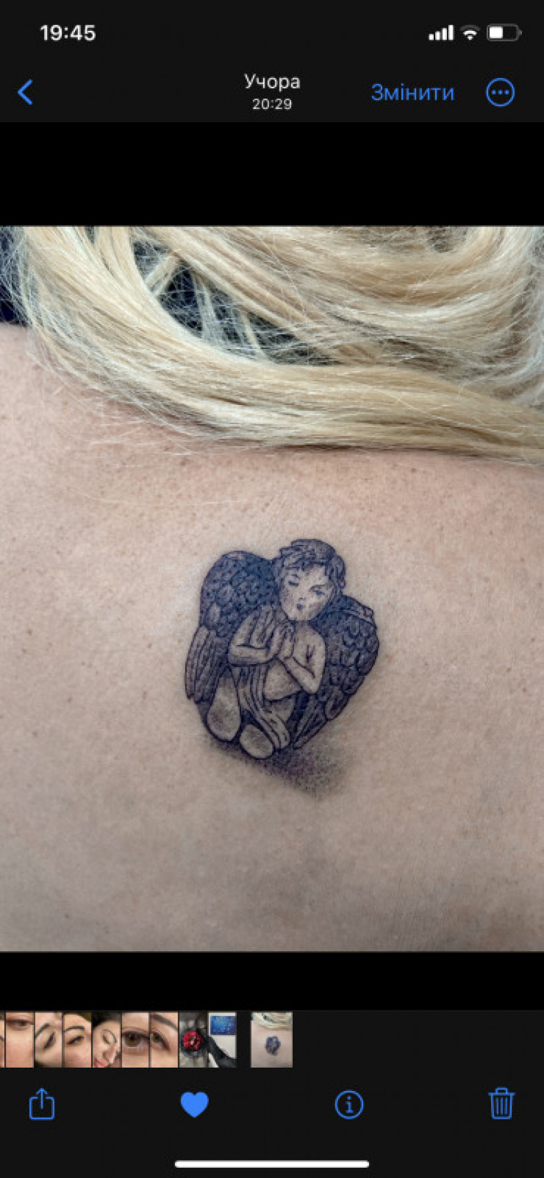 Amur angel cupid, photo - Tattoo Master Barb Tattoo