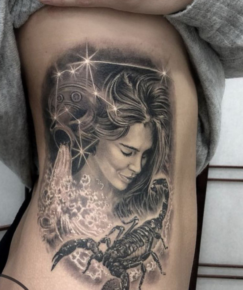 Девушка символ реализм, photo - Тату мастер Barb Tattoo