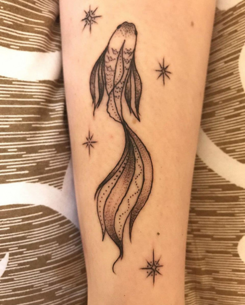 Star fish black and white, photo - Tattoo Master Barb Tattoo