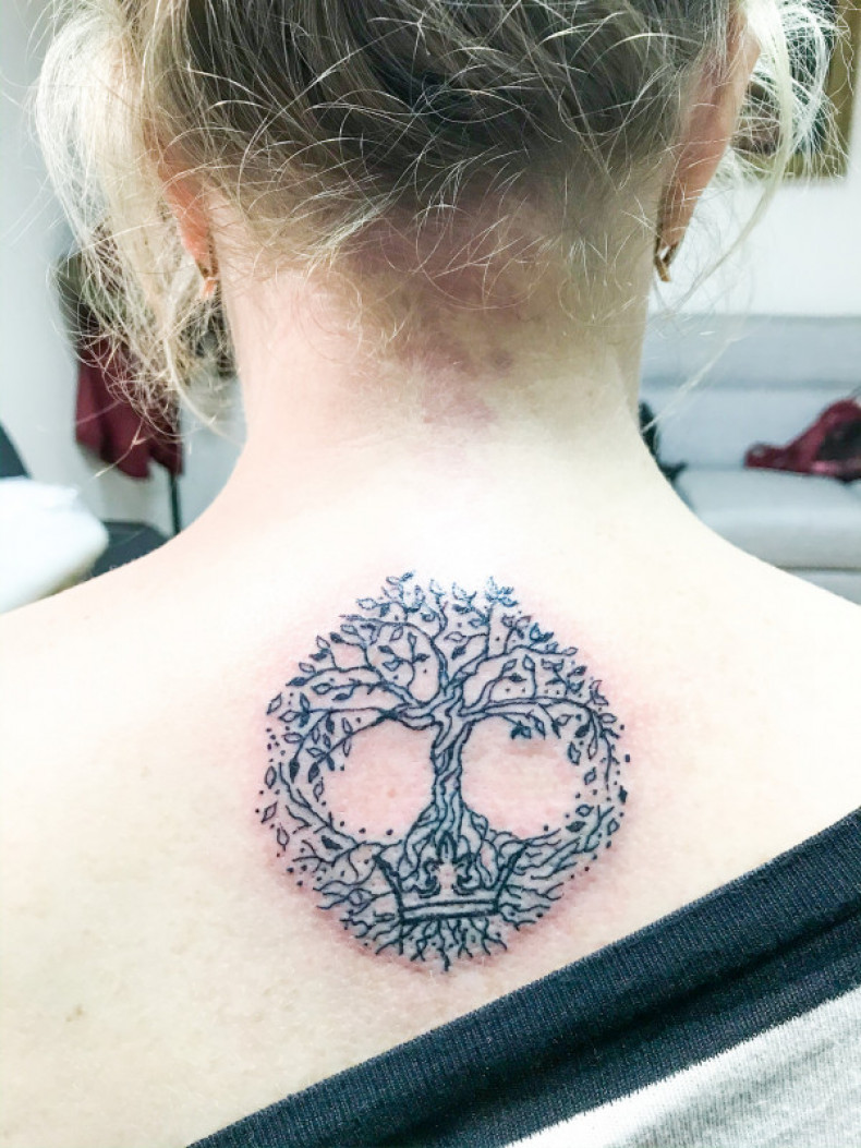 Tree of life back, photo - Tattoo Master Barb Tattoo