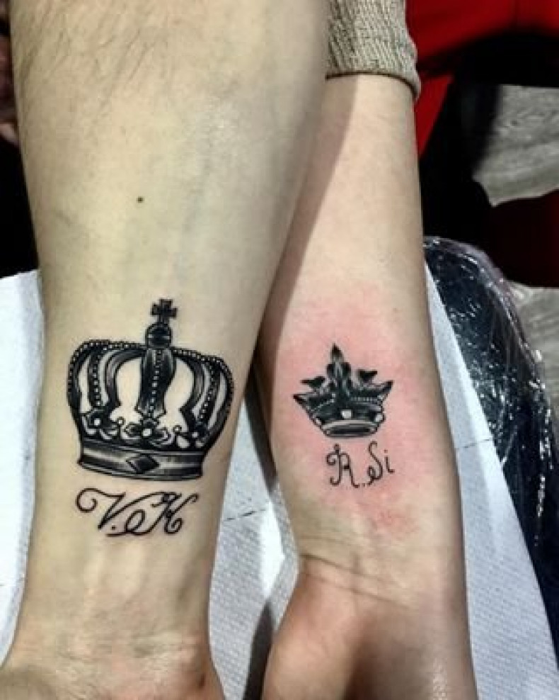 Crown couple, photo - Tattoo Master Barb Tattoo