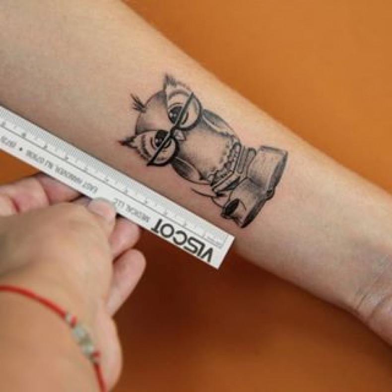 Книга сова, photo - Тату мастер Barb Tattoo