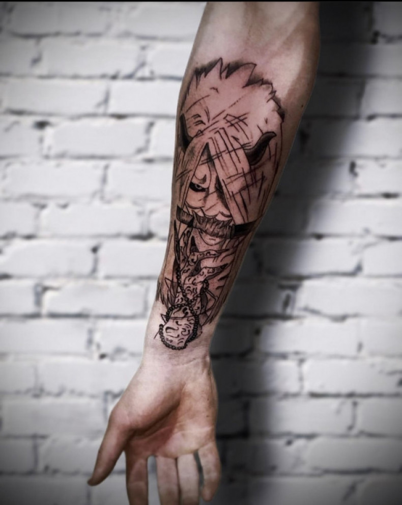 Аниме монстр наруто, photo - Тату мастер Barb Tattoo