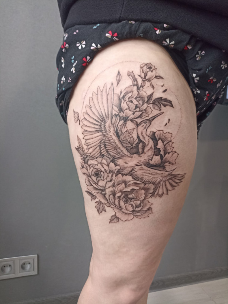 5 hours of work, photo - Tattoo Master Barb Tattoo