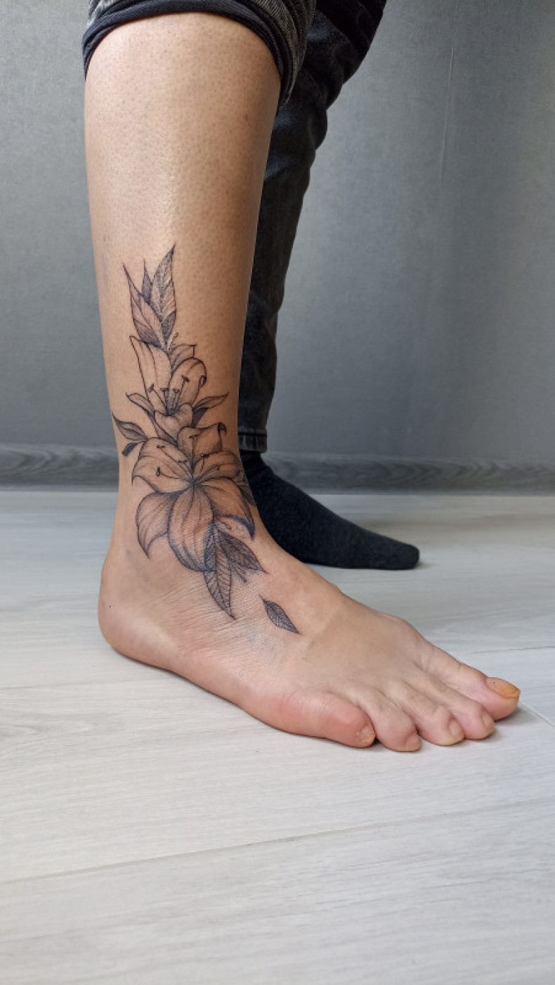  #kviti #Blumen, photo - Tattoo-Meister Barb Tattoo