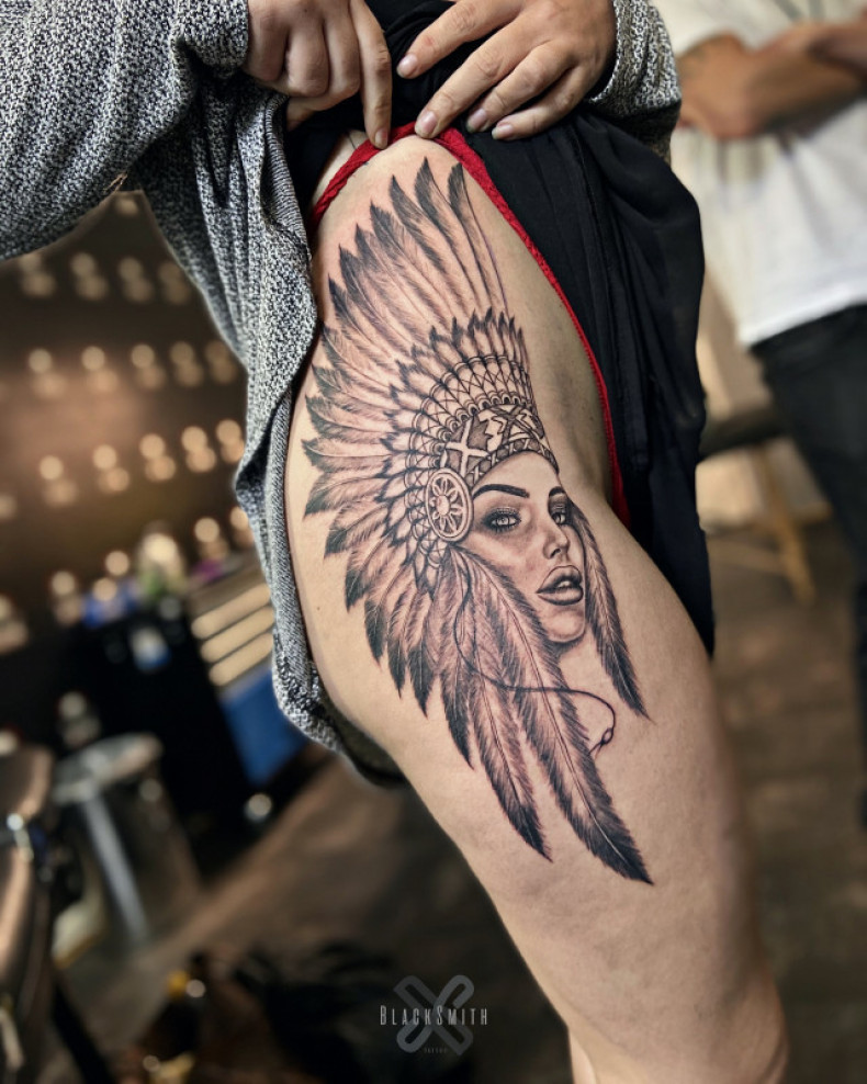 Eine große Sitzung. Diese, photo - Tattoo-Meister Barb Tattoo