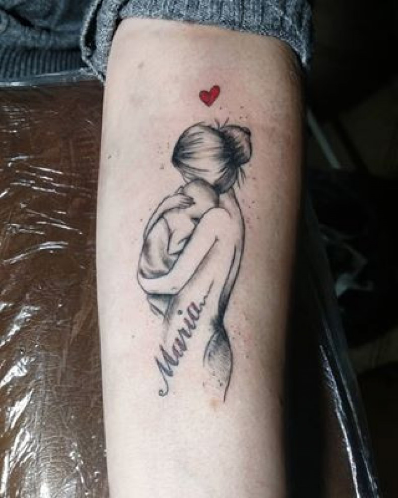 Mother mother and child, photo - Tattoo Master Barb Tattoo