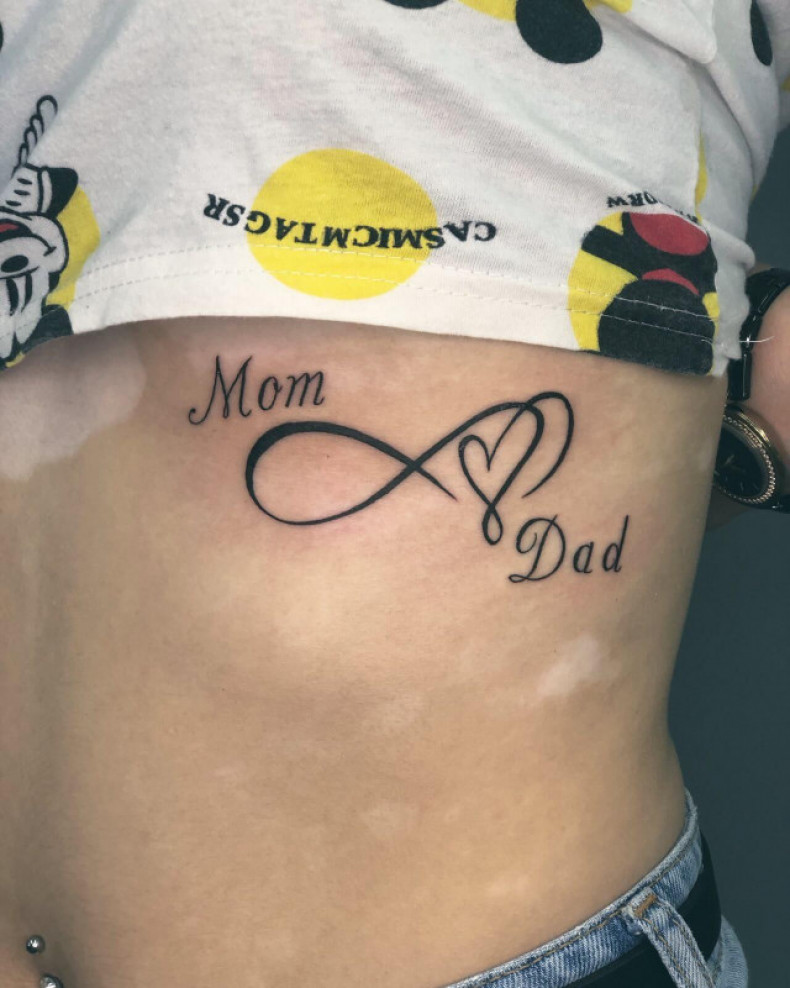 Tatuaż nieskończoność mama, photo - Tatuażysta Barb Tattoo