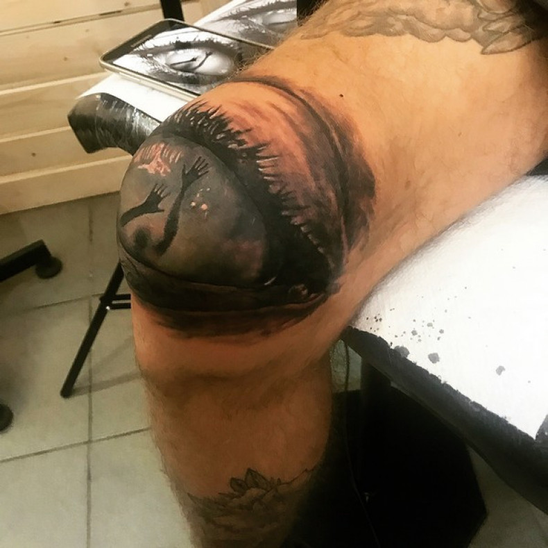 Kolano horror, photo - Tatuażysta Barb Tattoo