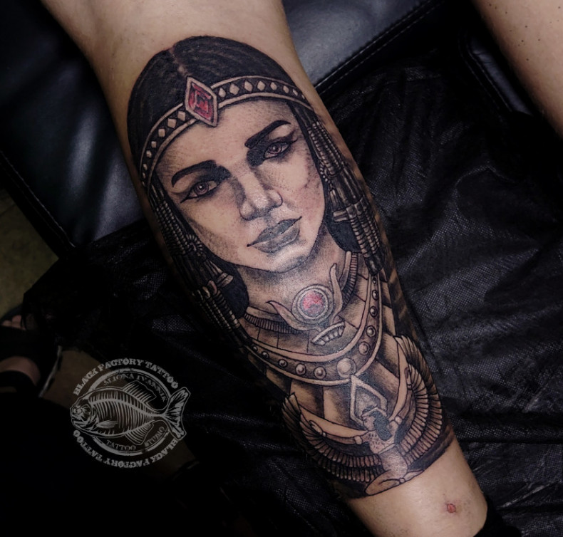 Kleopatra faraon, photo - Tatuażysta Barb Tattoo