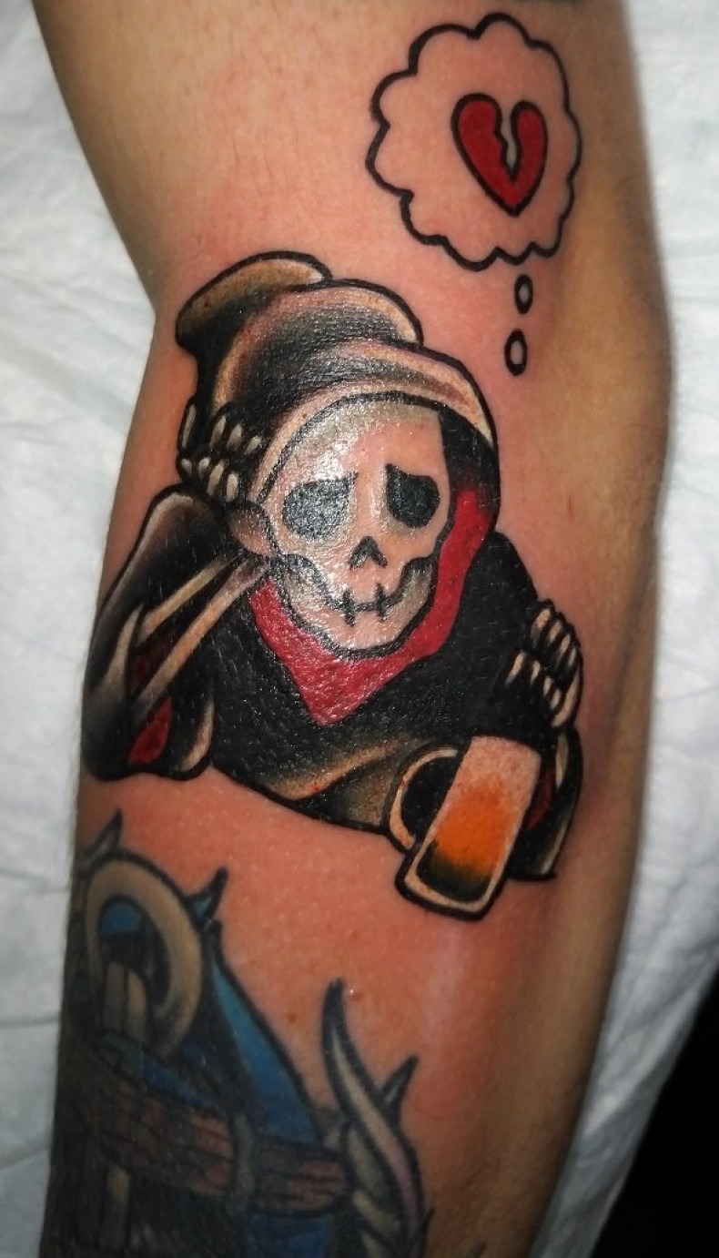 Old school death, photo - Tattoo Master Barb Tattoo