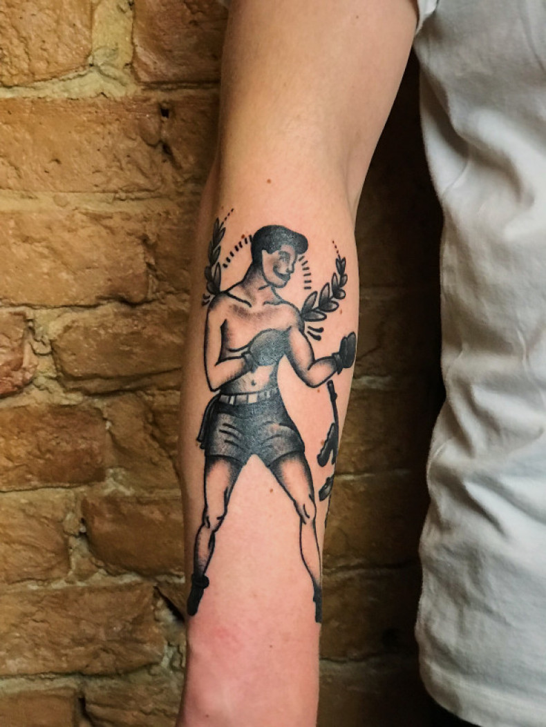 Boks traditional, photo - Tatuażysta Barb Tattoo