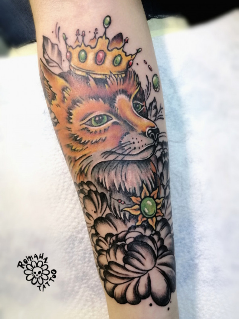 Fox, photo - Tattoo Master Barb Tattoo