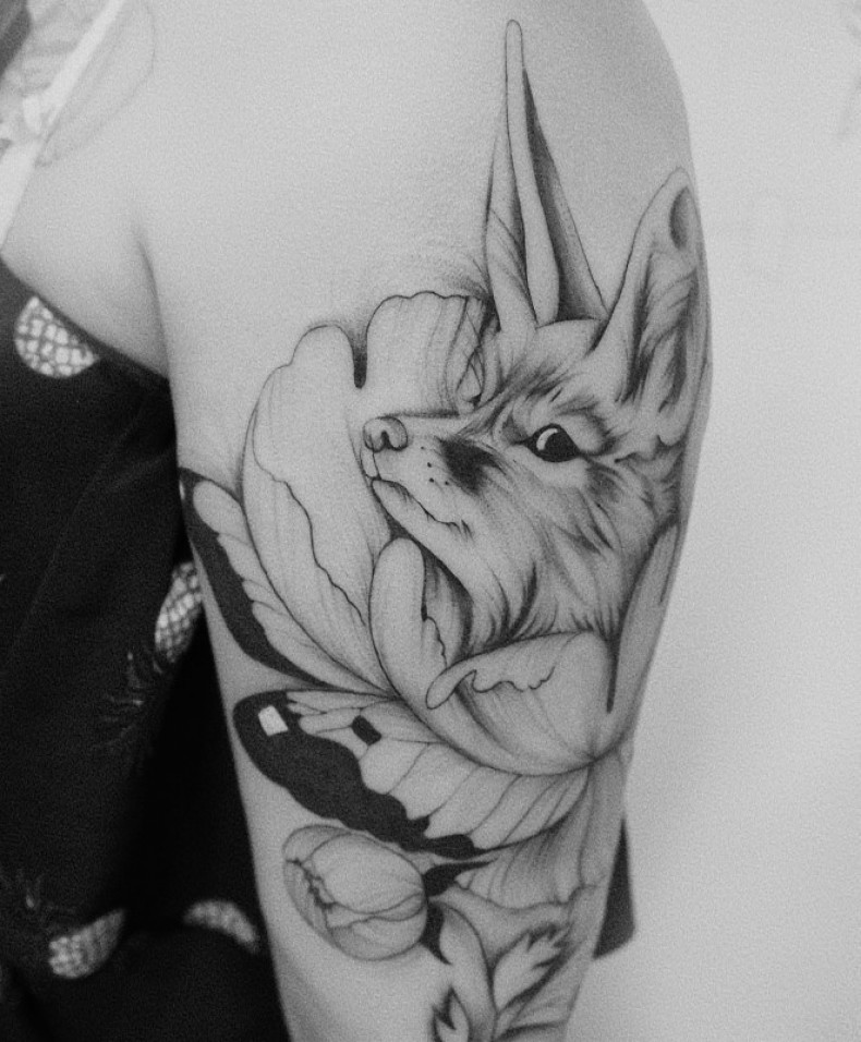 Fox, photo - Tattoo Master Barb Tattoo