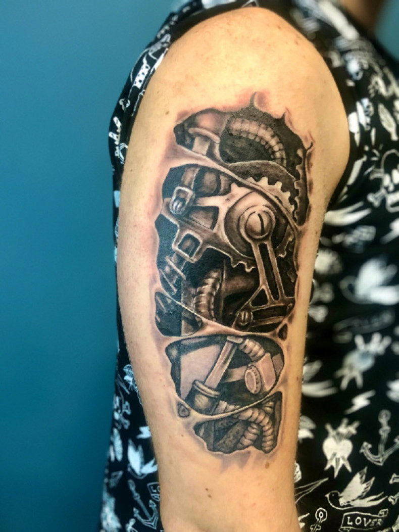 3d биомеханика, photo - Тату мастер Barb Tattoo