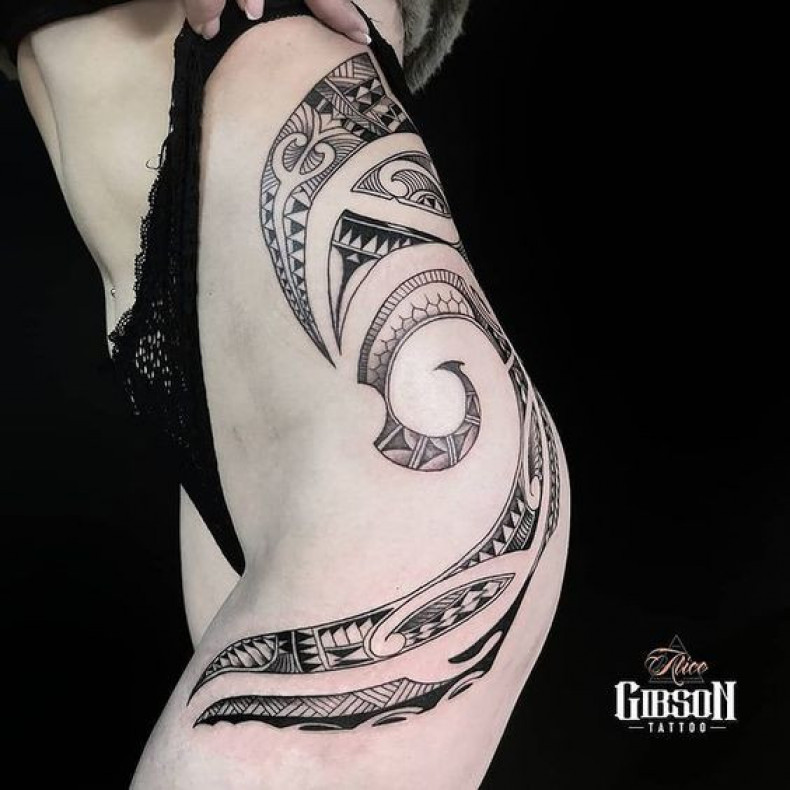 Tribal, photo - Tatuażysta Barb Tattoo