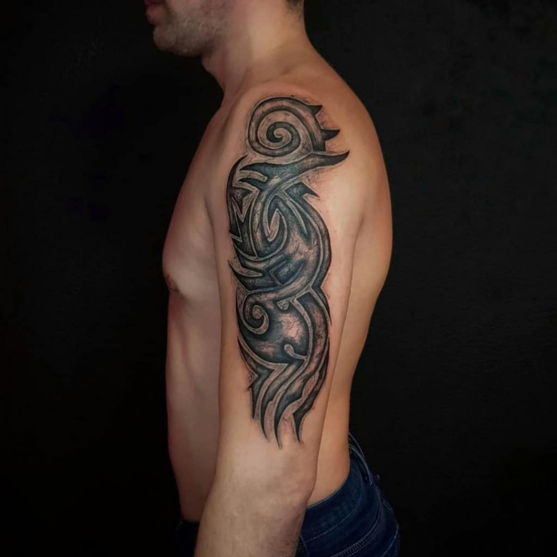 Tribal, photo - Tatuażysta Barb Tattoo