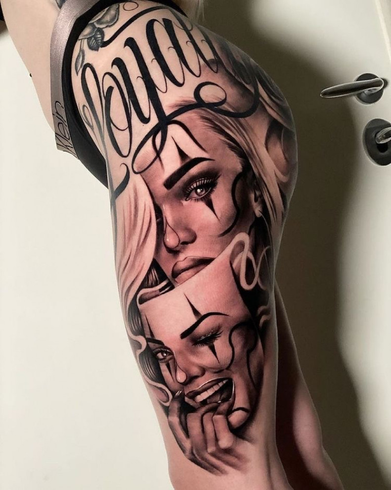 Чикано мой любимый стиль, photo - Тату мастер Barb Tattoo