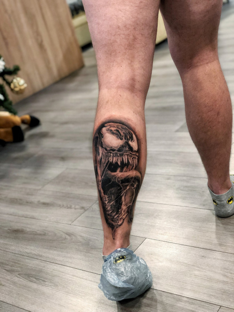 Марвел на икре хоррор, photo - Тату мастер Barb Tattoo