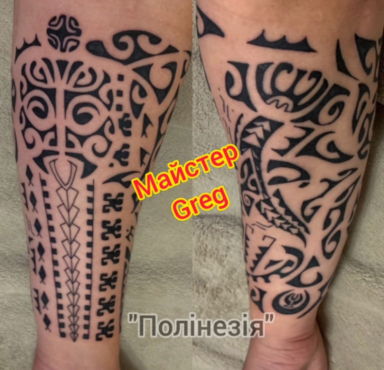  #tattooPoselokKotovskogo #garnetatu #tattoo #polynesia #tattoo, photo - Tatuażysta Barb Tattoo