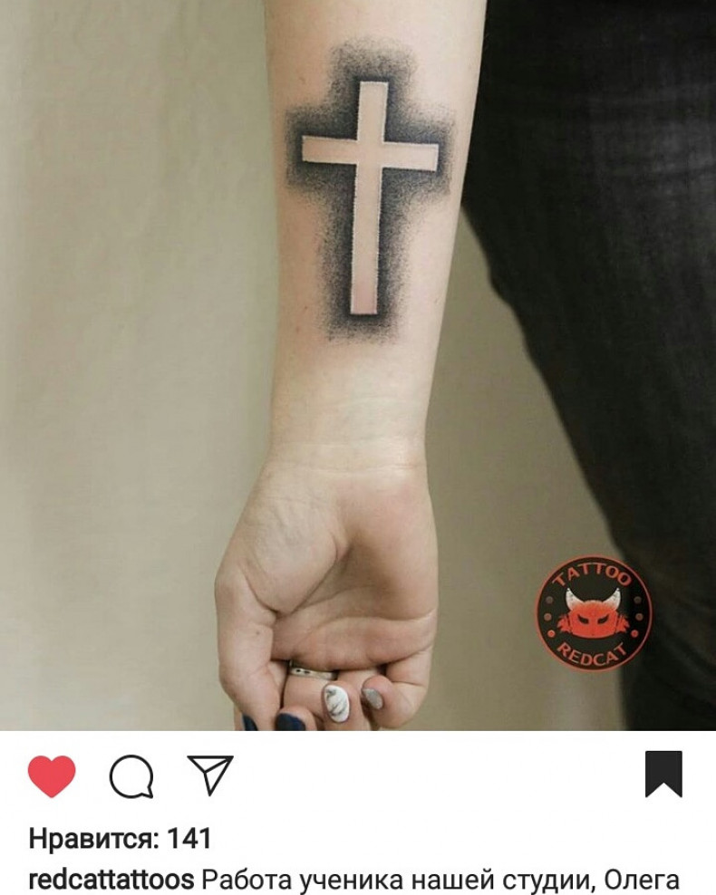 Крест, photo - Тату мастер Barb Tattoo