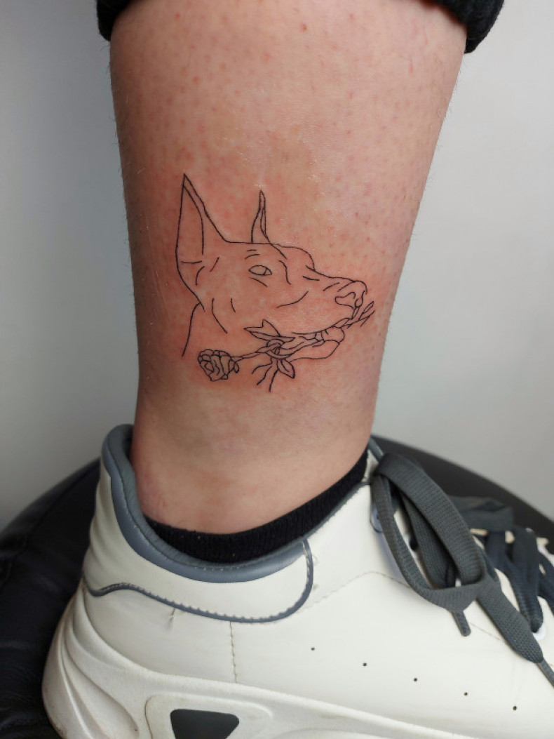 Minitatuaż (6 cm), photo - Tatuażysta Barb Tattoo