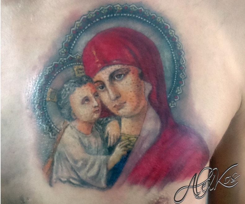 Jesus Madonna, photo - Tattoo Master Barb Tattoo