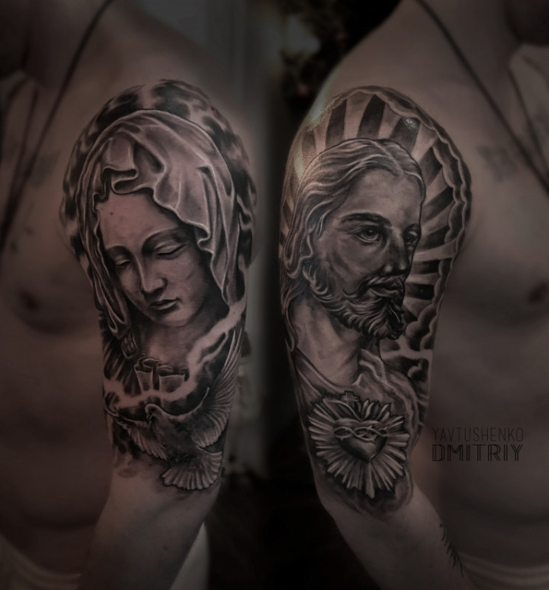 Tätowierungen ukrainischer Fußballspieler. Der beste Tätowierer in Dnepropetrowsk, photo - Tattoo-Meister Barb Tattoo