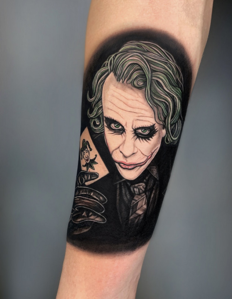 Joker, photo - Tattoo Master Barb Tattoo