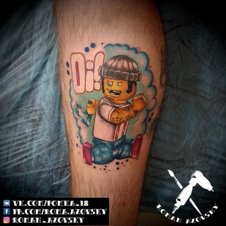 Lego new school, photo - Tattoo Master Barb Tattoo