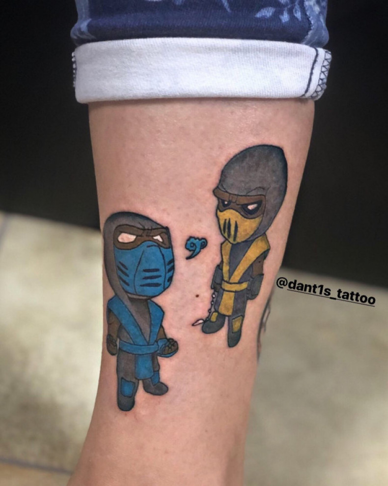 Cartoons new school, photo - Tattoo Master Barb Tattoo