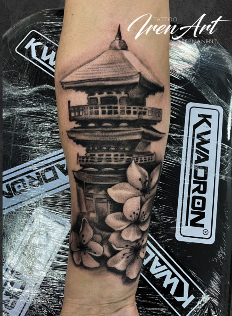 Сакура японские, photo - Тату мастер Barb Tattoo