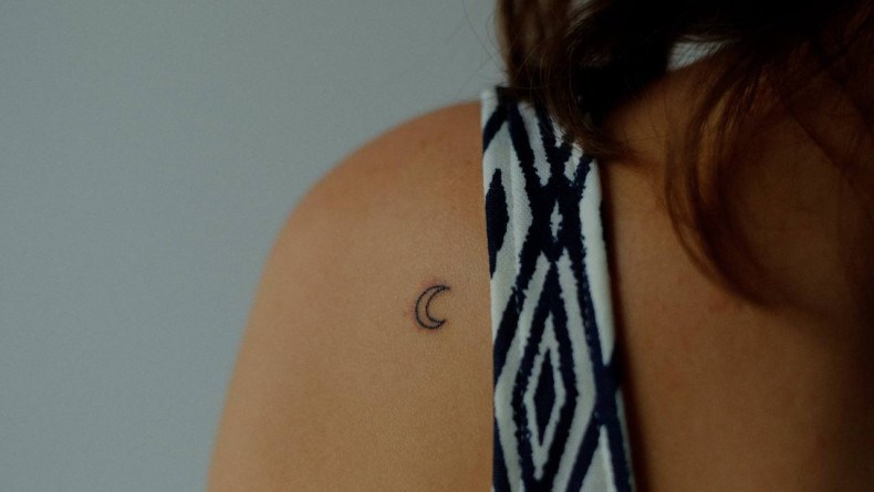 Moon mini-tattoo, photo - Tattoo Master Barb Tattoo