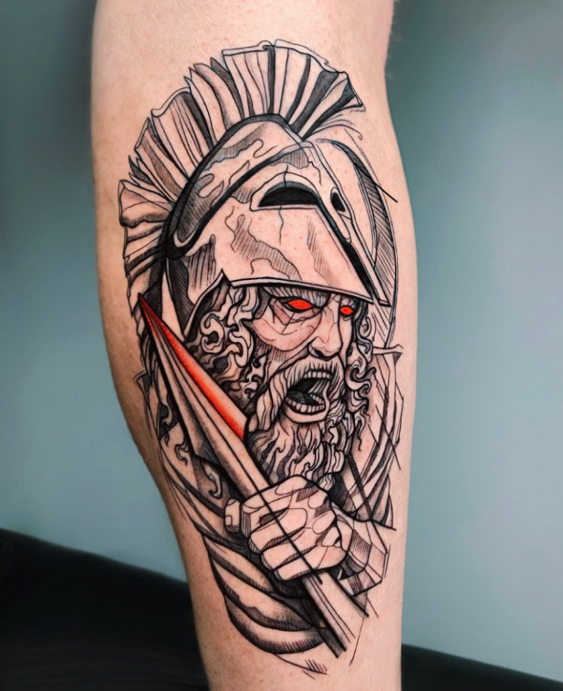 Spartański, photo - Tatuażysta Barb Tattoo