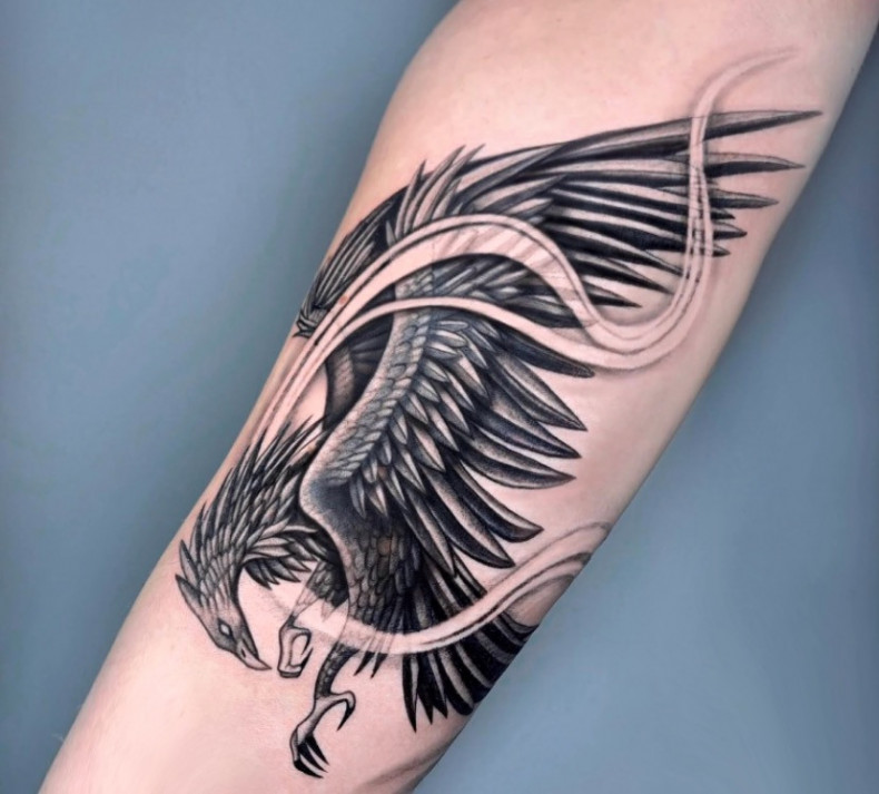 Orzeł ptak, photo - Tatuażysta Barb Tattoo