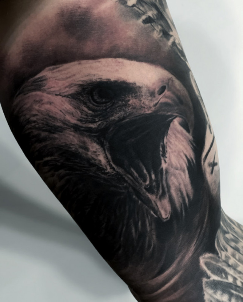 Orzeł, photo - Tatuażysta Barb Tattoo